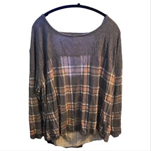 030 WOMEN'S 24/7 PLUS SIZE 3 LONG SLEEVE BLOUSE